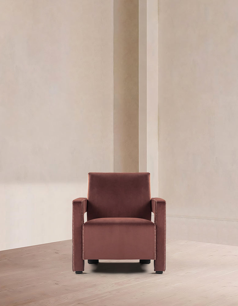 Utrecht Armchair, Cinnamon Velvet