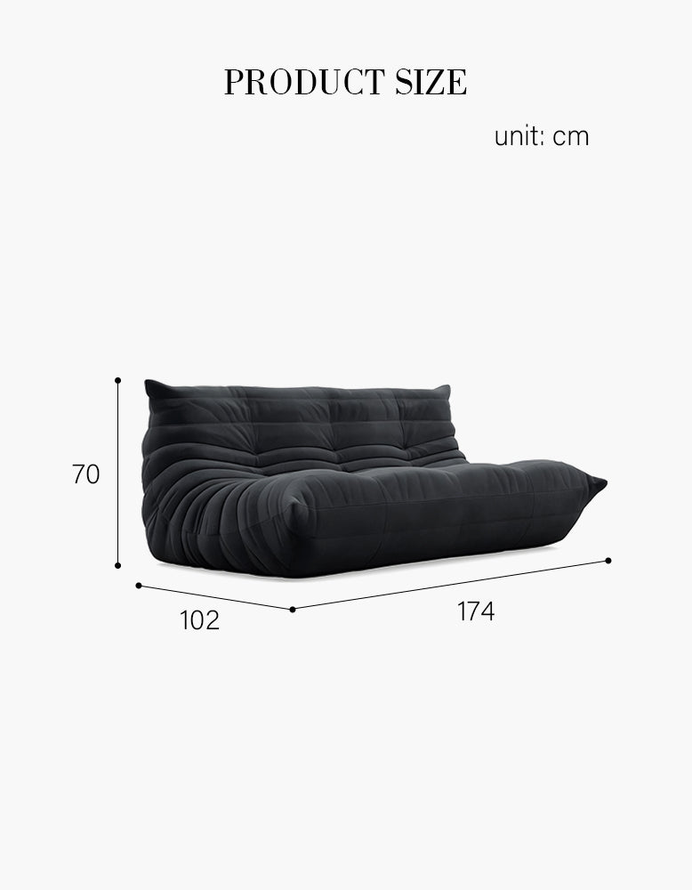 Togo Large Settee, Three Seater Sofa, Made to order only