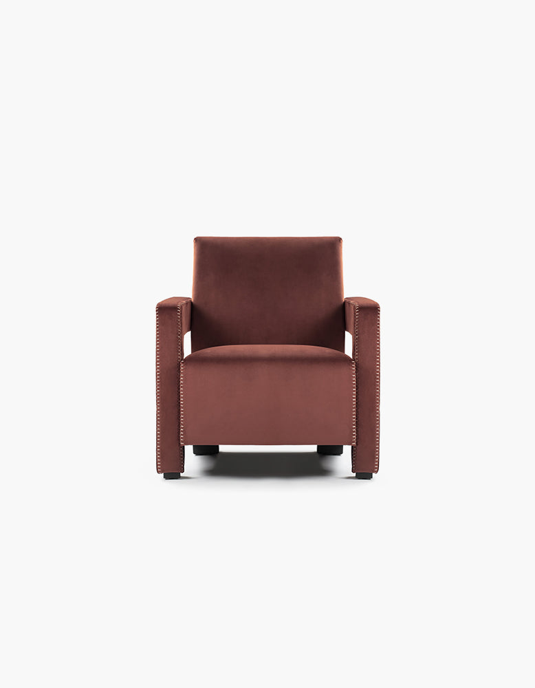 Utrecht Armchair, Cinnamon Velvet