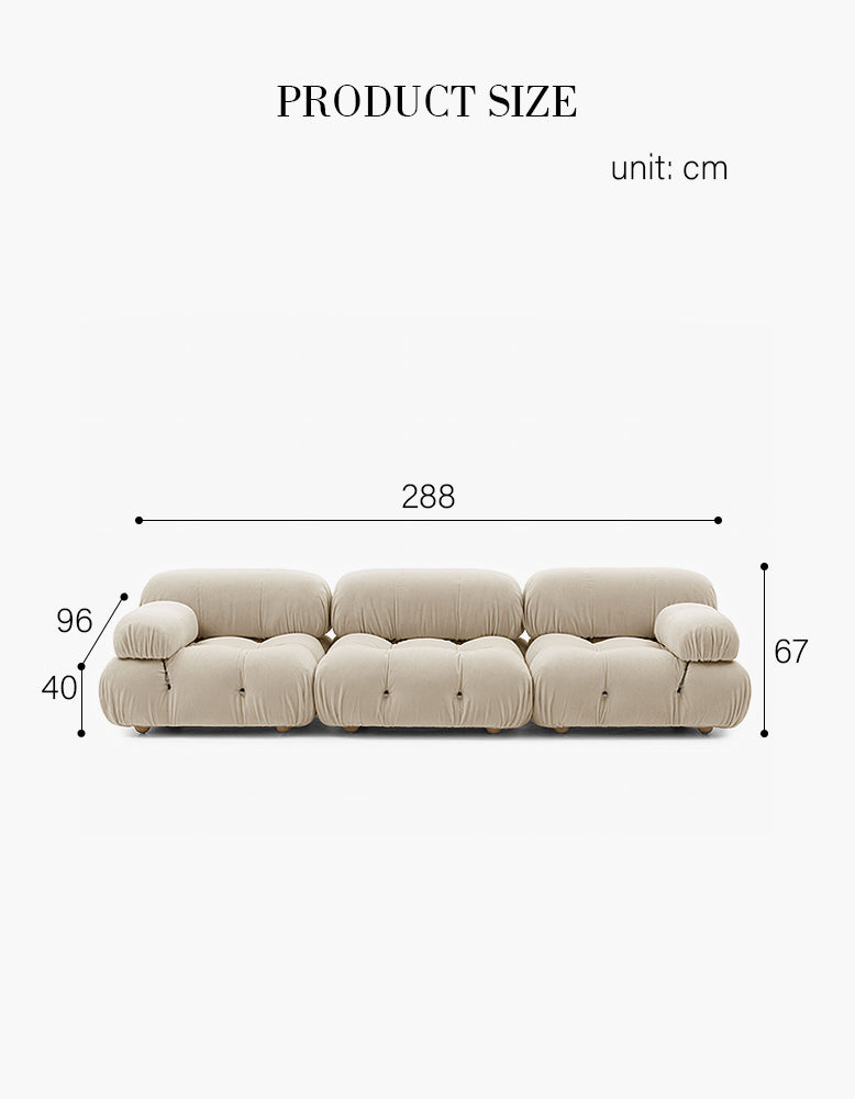 Camaleonda Three Seater Straight Sofa