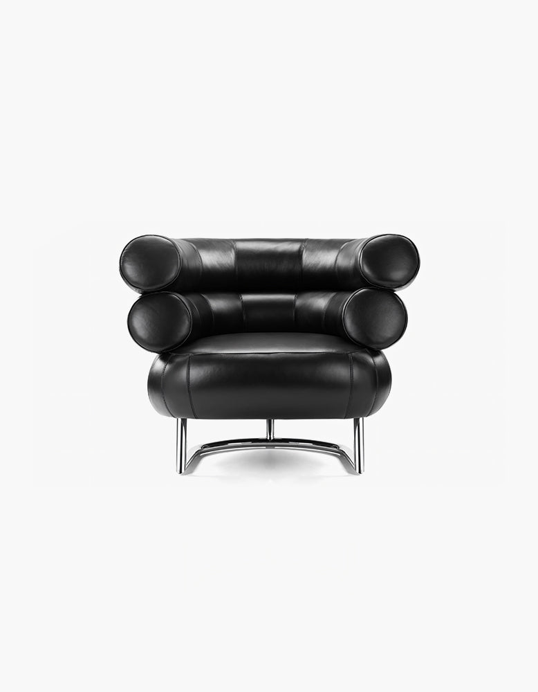 Bibendum Armchair, Midnight Black Premium Leather