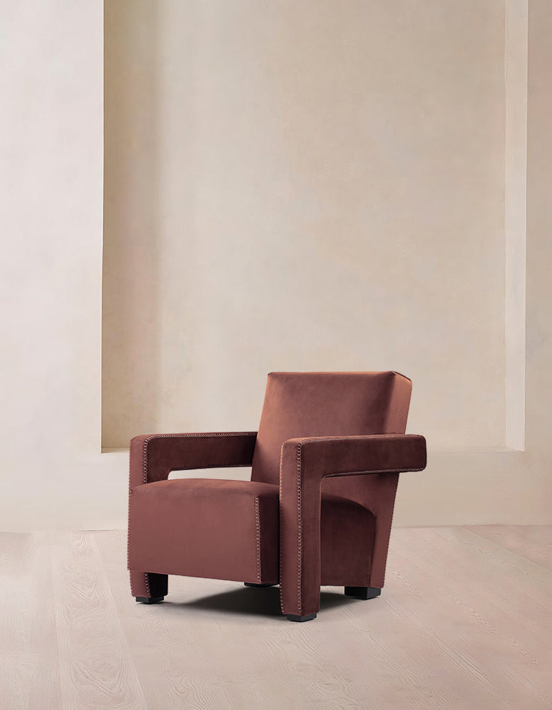 Utrecht Armchair, Cinnamon Velvet