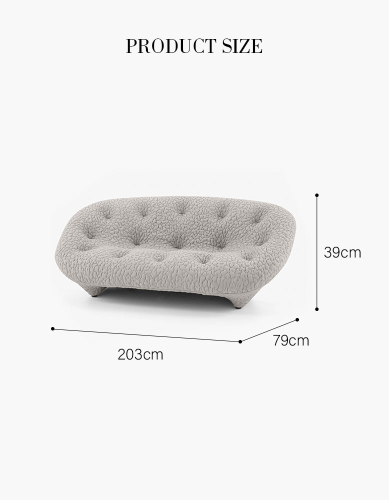 Ploum Medium Settee Sofa High Back