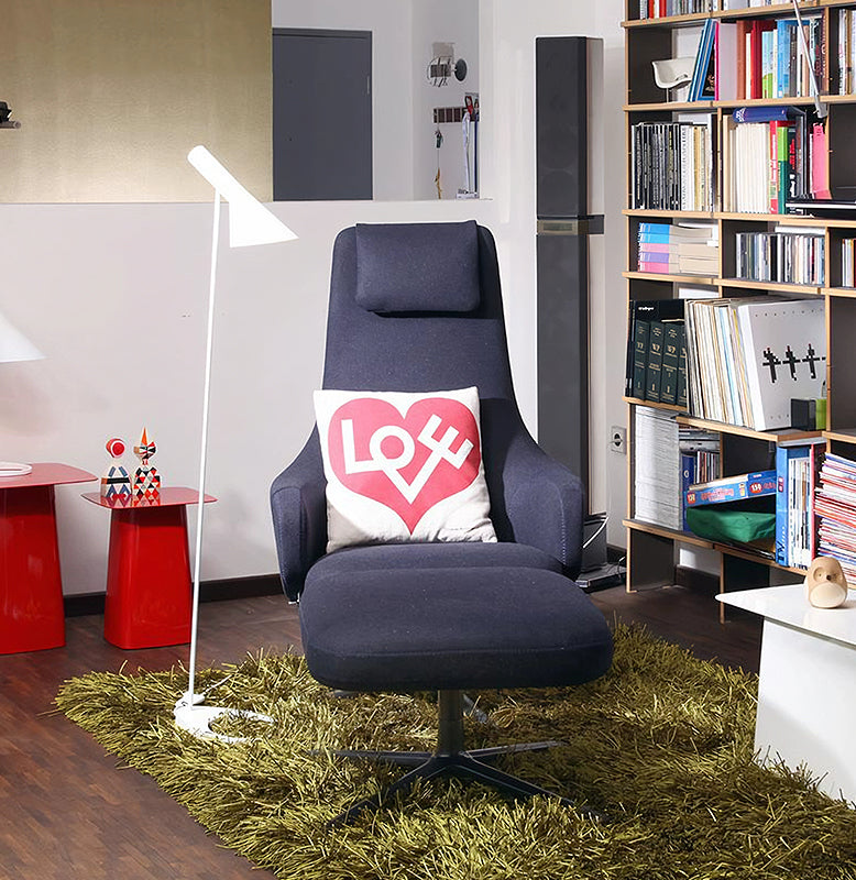 Repos Armchair & Ottoman, Grey
