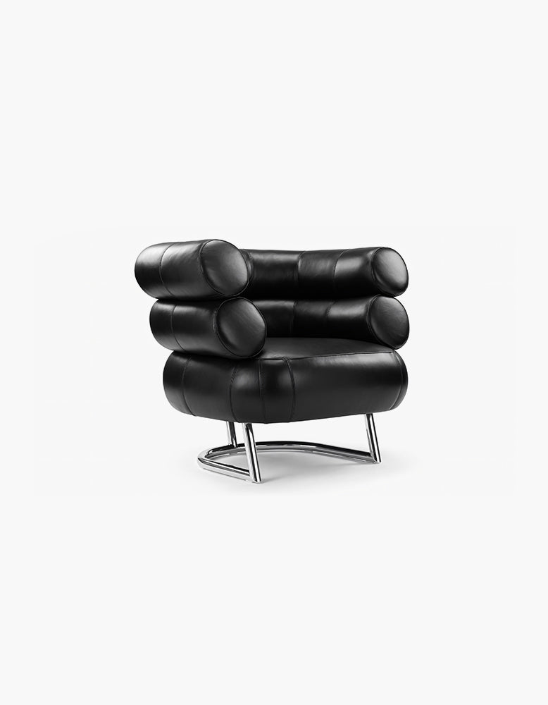Bibendum Armchair, Midnight Black Premium Leather