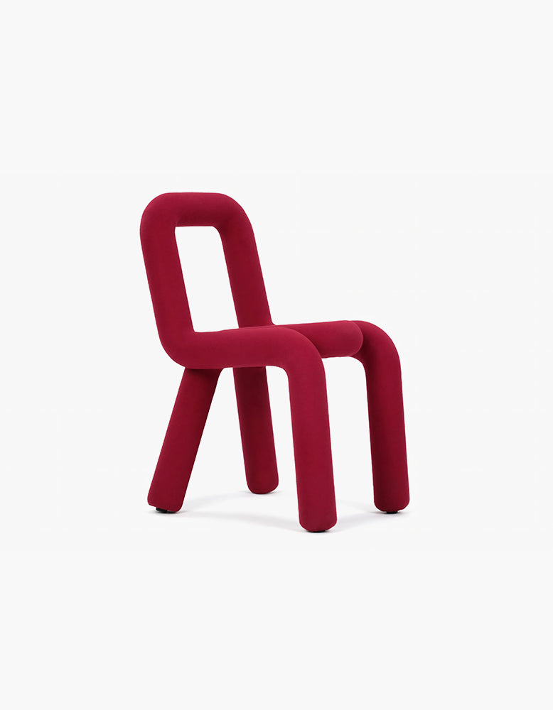 Bold Dining Chair, Red Wool