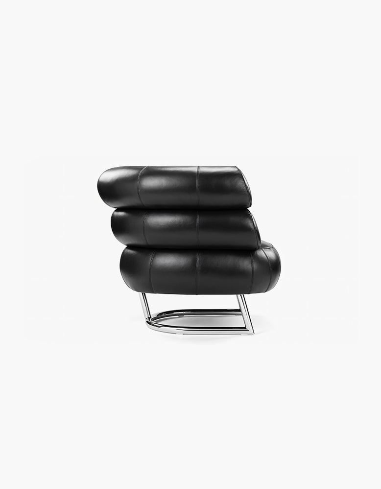 Bibendum Armchair, Midnight Black Premium Leather