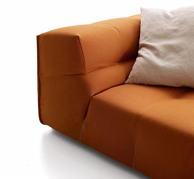 B&B Italian Tufty-Too Corner Sofa with Chaise, Made to order only