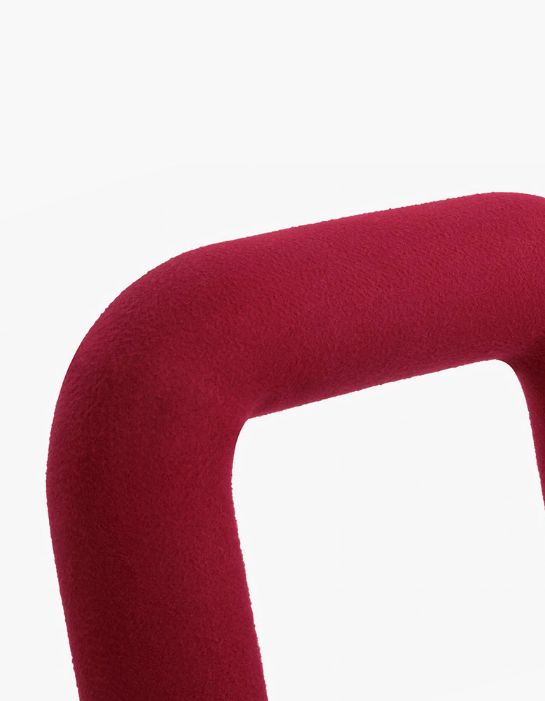 Bold Dining Chair, Red Wool