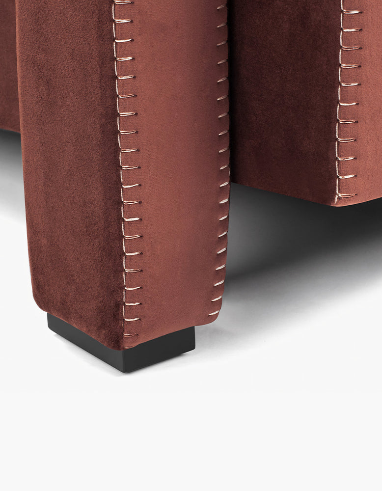Utrecht Armchair, Cinnamon Velvet