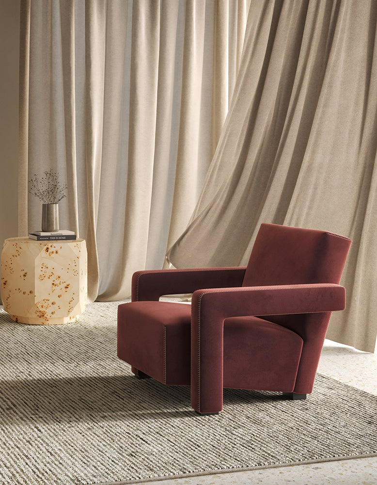 Utrecht Armchair, Cinnamon Velvet