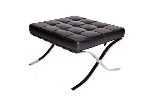 Classic Modern Barcelona Chair And Footstool, Black LeatherDescription



The Barcelona Chair is a timeless piece that combines classic design with style and comfort. This black leather armchair comes with thick removable pa